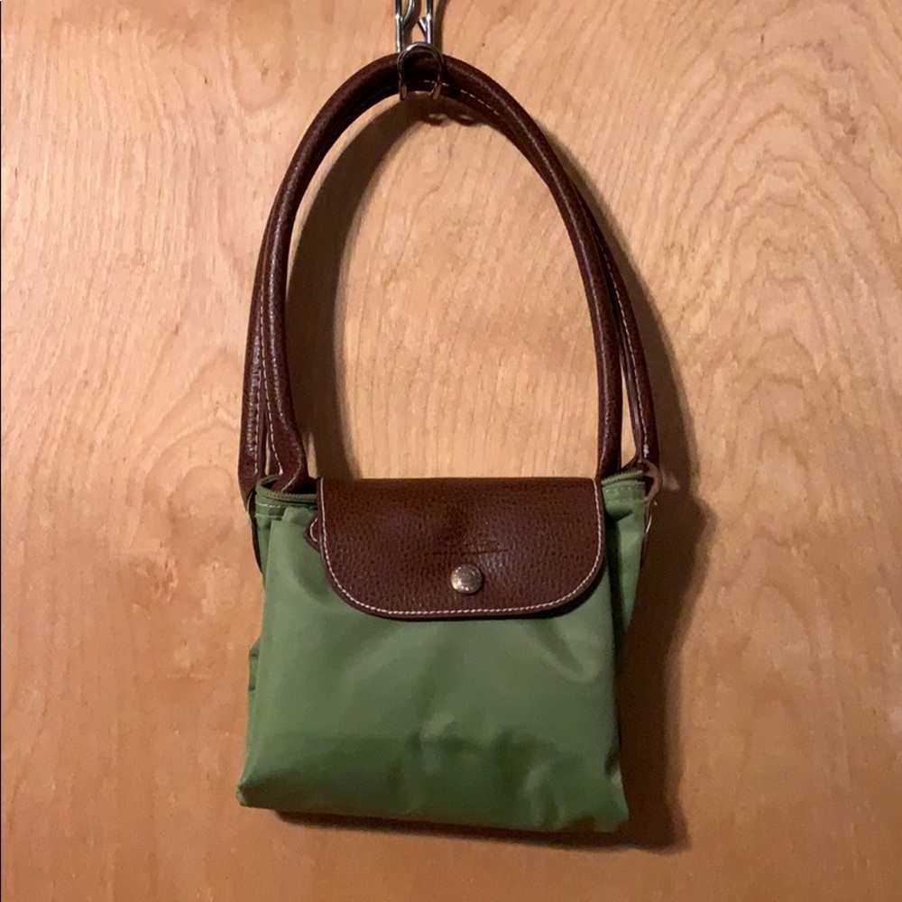 Green Longchamp Purse